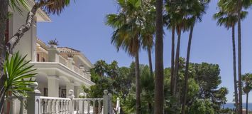 Golden Mile Marbella Villa with panoramic sea views